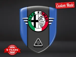 Alfa Romeo Pegatina En Relieve Alta Calidad Profesional Personalizable